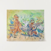 Cats Band, Louis Wain Wandteppich (Vorderseite (Horizontal))