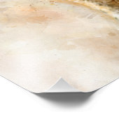 Cats Best Friends Forever Aquarell Fotodruck (Ecke)