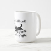 Cats, books and coffee kaffeetasse (VorderseiteRechts)