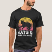 Cats Breakdancing Hobby T-Shirt (Vorderseite)