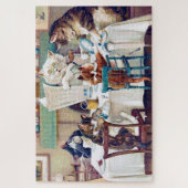 Cat's Breakfast Time, Louis Wain Puzzle (Vertikal)