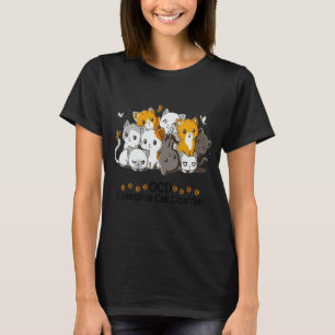 Cats Butterfly Kitten Kitten Niedliche Coole Funny T-Shirt