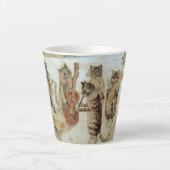 Cats Carol Singing von Louis Wain Milchtasse (Vorderseite)