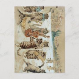 Cats Carol Singing von Louis Wain Postkarte
