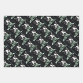 Cats celebrating a birthday with cake and candles geschenkpapier set (Vorderseite 2)