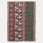 Cats Christmas Decke (Vorderseite Vertikal)