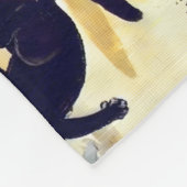 Cat's Christmas Party, Louis Wain Fleecedecke (Ecke)