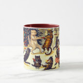 Cat's Christmas Party, Louis Wain Tasse (Zentrum)