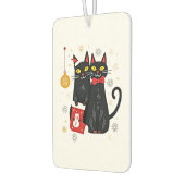 Cats Christmas Retro 50s 60s Xmas (2) Autolufterfrischer (Links)