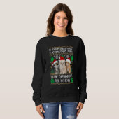 Cats Christmas Shirt Funny Ornaments Pajama Family (Vorne ganz)