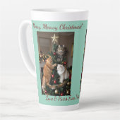 Cats Christmas Tree, Image Names Text, Customize,  Milchtasse (Linke Ecke)