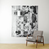 Cats Classroom Discipline, Louis Wain Wandteppich (Beispiel)