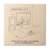 Cats Clawing Möbel Fliese (Vorderseite)