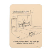 Cats Clawing Möbel Magnet (Vertikal)