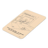 Cats Clawing Möbel Magnet (Linke Seite)