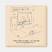 Cats Clawing Möbel Magnet (Vorne)