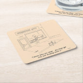 Cats Clawing Möbel Rechteckiger Pappuntersetzer (angewinkelt)