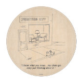 Cats Clawing Möbel Schneidebrett (Vorderseite)