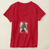 cats climbing and decorating a Christmas tree T-Shirt (Ablage )