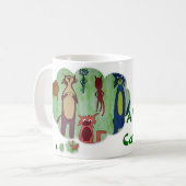 Cats & Coffee Tasse! Kaffeetasse (Vorderseite Links)