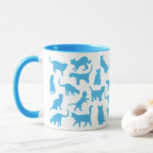Cats Color Baby Blue Tasse