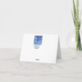 Cats Dance Dankeskarte (Rückseite)