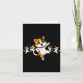 Cats Dancing Funny Cat Lover For Women Kitty Graph Karte (Vorderseite)