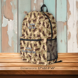 Cats Desert Camouflage Bedruckter Rucksack