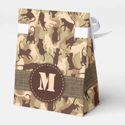 Cats Desert Camouflage Geschenkschachtel (Rückseite)