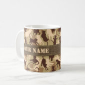 Cats Desert Camouflage Kaffeetasse (Vorderseite Links)