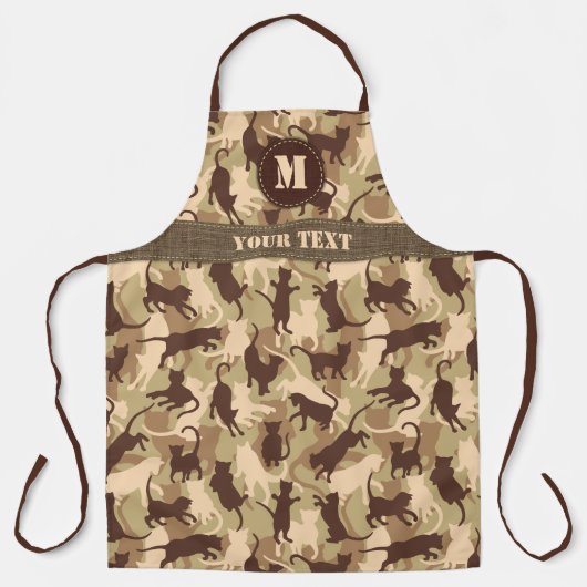 Cats Desert Camouflage Schürze (Vorderseite)