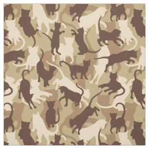 Cats Desert Camouflage Stoff