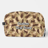 Cats Desert Camouflage Waschbeutel (Vorderseite)