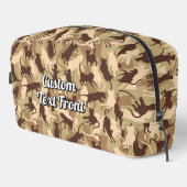 Cats Desert Camouflage Waschbeutel (Rechte Ecke)