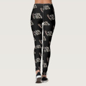 Cats Dimensions Picture Logo, Schwarz Leggings (Rückseite)