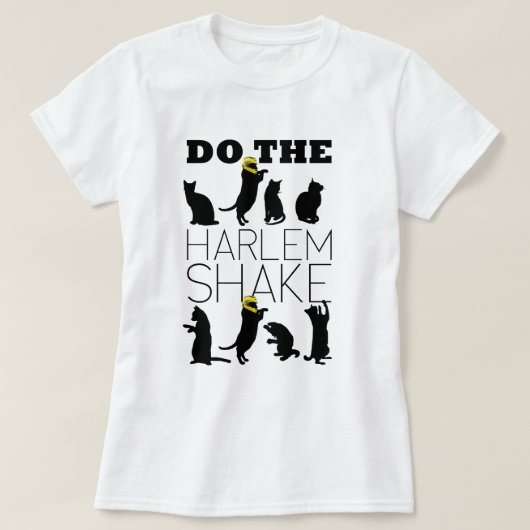 Cats doing the Harlem Shake T-Shirt (Design vorne)
