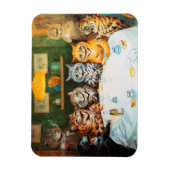 Cats Enjoying Cigars & Brandy, Louis Wain Magnet (Vertikal)