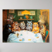 Cats Enjoying Cigars & Brandy Poster (Vorne)