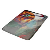 Cat's Eye Design Badematte (Schrägansicht)