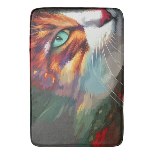 Cat's Eye Design Badematte (Vorderseite Vertikal)