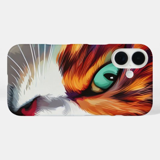Cat's Eye Design Case-Mate iPhone Hülle (Rückseite (Horizontal))