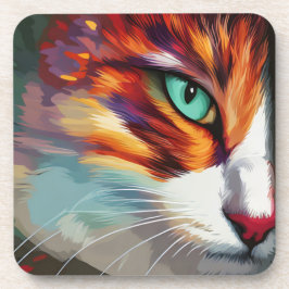 Cat's Eye Design Getränkeuntersetzer