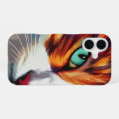 Cat's Eye Design iPhone 16 Hülle (Rückseite (Horizontal))