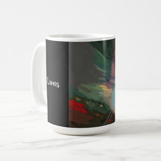 Cat's Eye Design Kaffeetasse (Vorderseite Links)