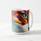 Cat's Eye Design Kaffeetasse (VorderseiteRechts)