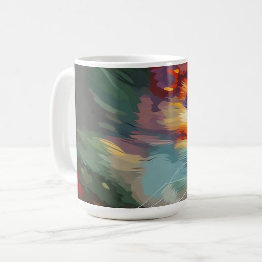 Cat's Eye Design Kaffeetasse (Vorderseite Links)