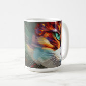 Cat's Eye Design Kaffeetasse (VorderseiteRechts)