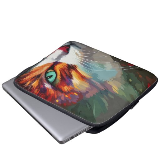 Cat's Eye Design Laptopschutzhülle (Vorne Knopf)