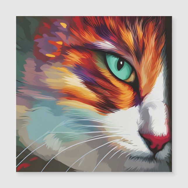 Cat's Eye Design Magnetkarte (Vorderseite)
