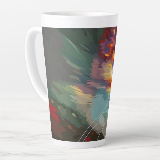 Cat's Eye Design Milchtasse (Linke Ecke)